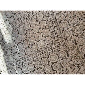 Vintage Crocheted Tablecloth 42 x 68 inches